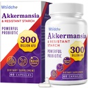 300 miljardia AFU Akkermansia Probiootti ... GLP-1 Supplement for Women & Men, Akkermansia Muciniphila for GLP-1, Digestive, Gut, Immuuni, parantaa Gut Ruoansulatus lineing funktio, Akka Superbiootit - 60 Caps