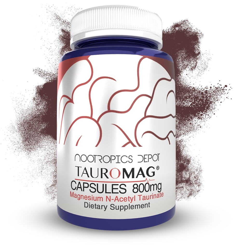 Nootropics Depot Tauromag Kapselit .. 800 mg Magnesium N-Asetyl Taurinate... 30