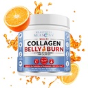 Multi Collagen Powder with Tyypit I, II, III, V, X - Painonhallinta täydentää C-vitamiinia & Hyaluronic Acid 