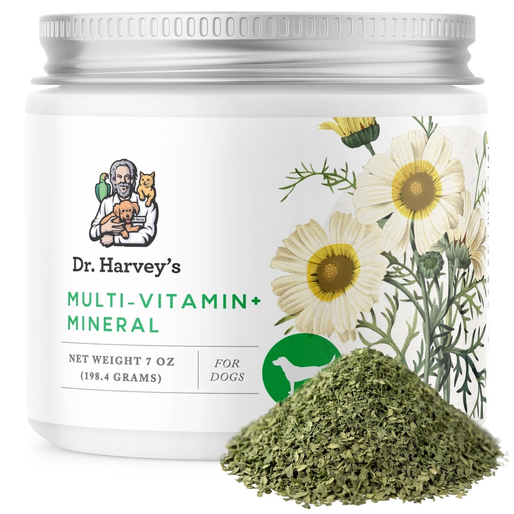 Harvey's Herbal Multi-Vitamin and Mineral Supplement for Dogs (7 Ounces)