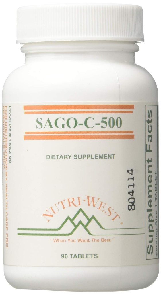 Nutri-West - Sago-C-500 90 Tabletit