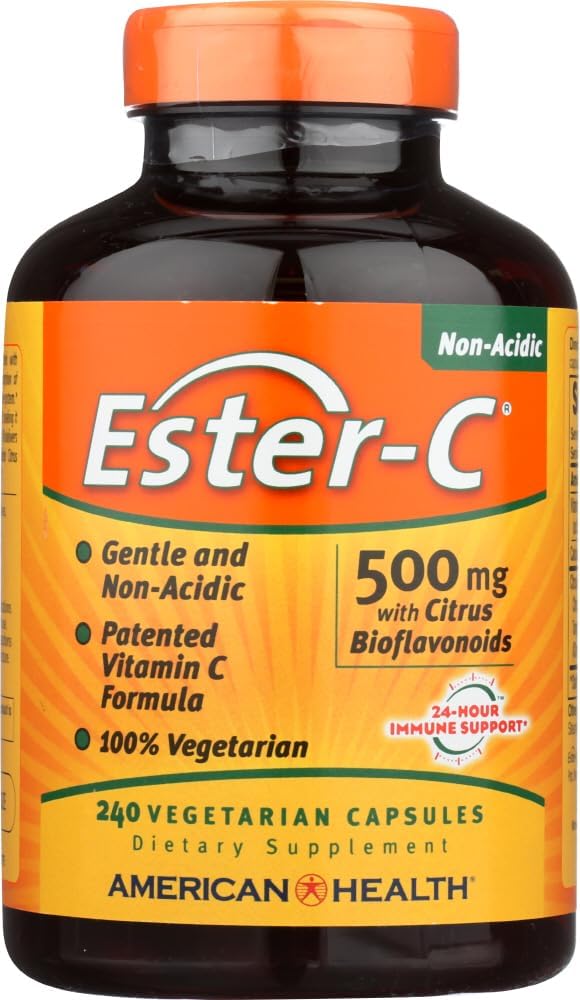 Ester-C 500 Citrus Bioflavonoidien kanssa; Kasvissyöjä