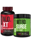 Jacked Factory Pre Treenout Stack - N.O XT Typpioksidi Booster & NITROSURGE High Energy Pre Treenout -polttoaine