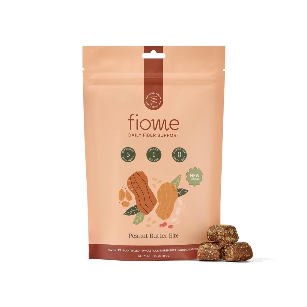 Kuitu Supplement - 5g Daily Fiber Bite - Tukee Säännöllisyys, Digestion ja Gut Health - Kaikki luonnolliset ainesosat, maapähkinävoi Cacao Flavor, 30 Tarjoilut