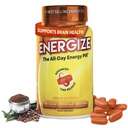 iSatori Energize Brain & Focus kofeiini pillereitä - nopea toimiminen koko päivän energia pillereitä, aivojen booster, energia ja Focus täydentää, aika release kofeiini tarkoittaa ei jitterejä, ei Crash (60 tablettia)