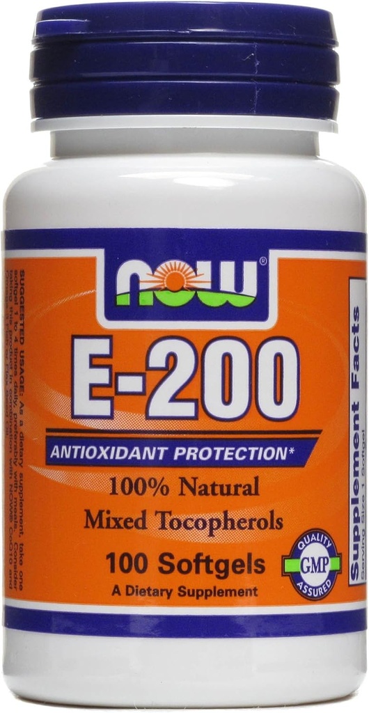 E-200 IU-vitamiini 100 Softgels (pakkaus 2)