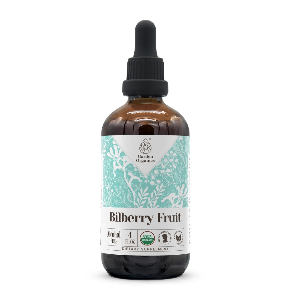 Mustikka Hedelmät USDA Organic Alkoholiton uute ... Ravintolisä, Korkeatehoinen Tincture...