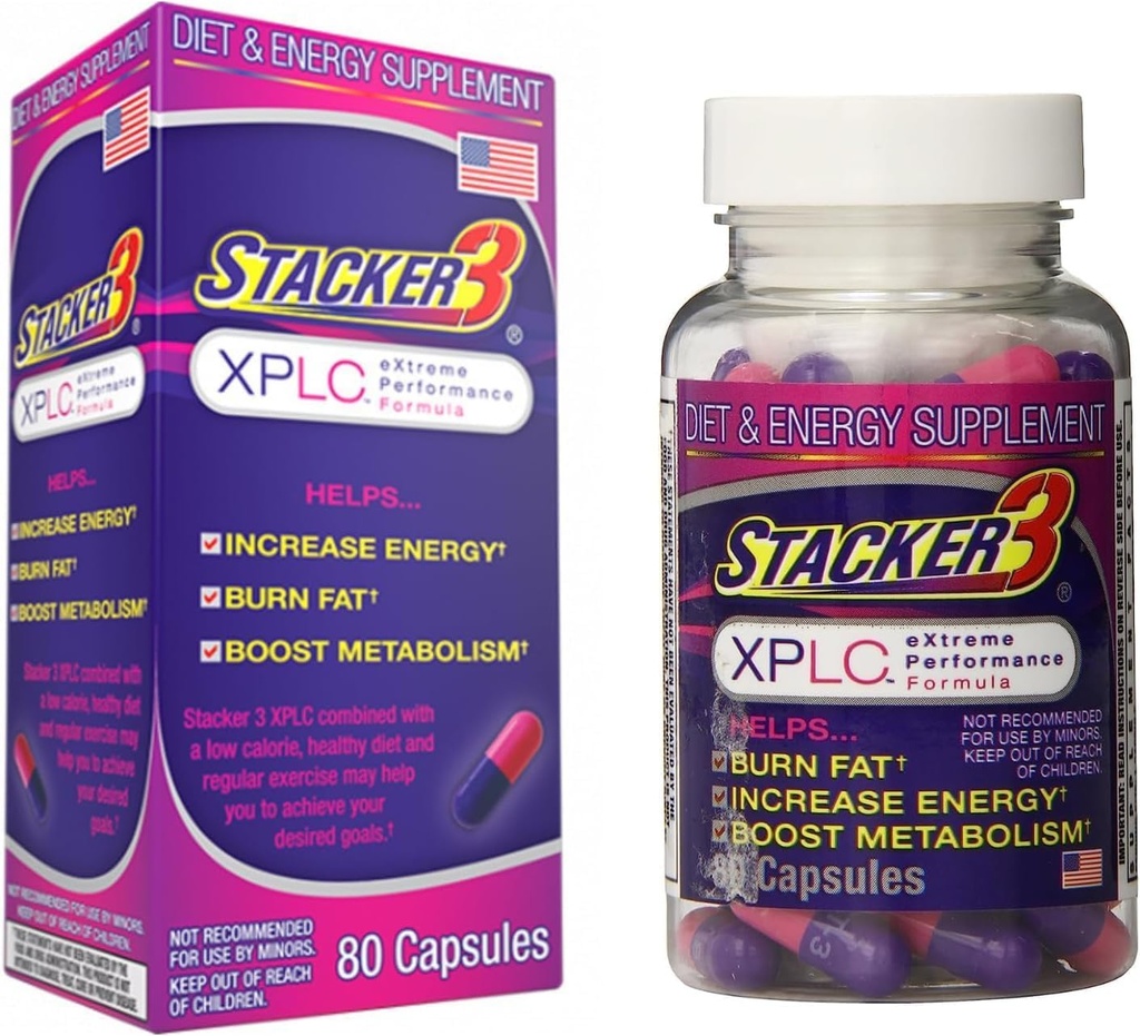 Generic Stacker 3 XPLC - 80 kapselia - mukaan lukien hyppyköysi