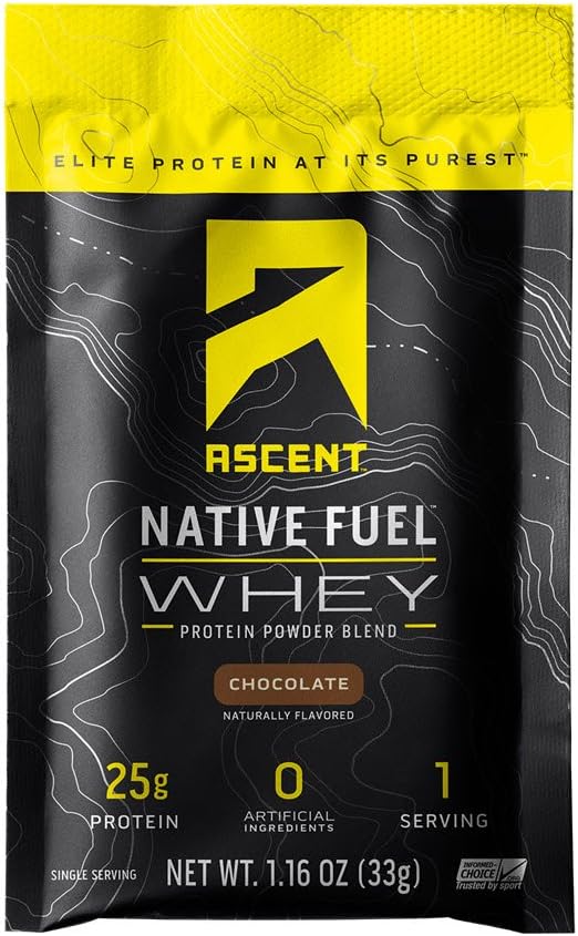 Nousu Native Fuel Whey Protein Powder - Suklaa - 15 Single Serving Packets