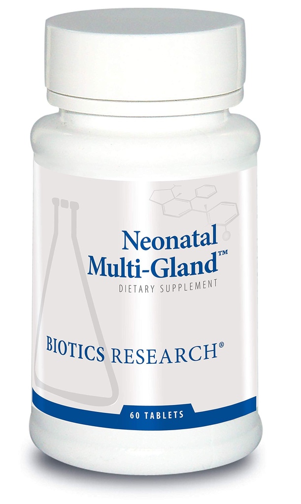 Biotics Research Neonatal Multi-GlandTM Mixed Organs and Glandul Concentrates, Broad Spectrum Therapy, Perna, Sydän, Haima, Munuaiset, Aivot Maksa, Lisämunuaiset, Thymus, Pituitary tai Hypotalamus 60 Tabs