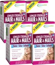 Applied Nutrition Longer Stronger Hair & Nails - 60 Liquid Soft-Gels, pakkaus 4 - Biotiini, Silica & Collagen - 120 tarjoilua