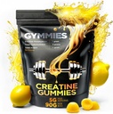 Kreatiini Monohydraatti Gummies - Lihaksen kasvu, Performance, Endurance - 5 Gram Creatiini per Serving - Vegan, ei-GMO, Gluteenittomat, Valmistettu USA - 90ct - Sitruunan maku