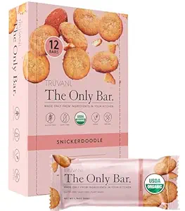 Truvani Plant Based Välipalat Snickerdoodle 12 pakkaus ... 5g proteiinia... USDA Organic and Vegan...