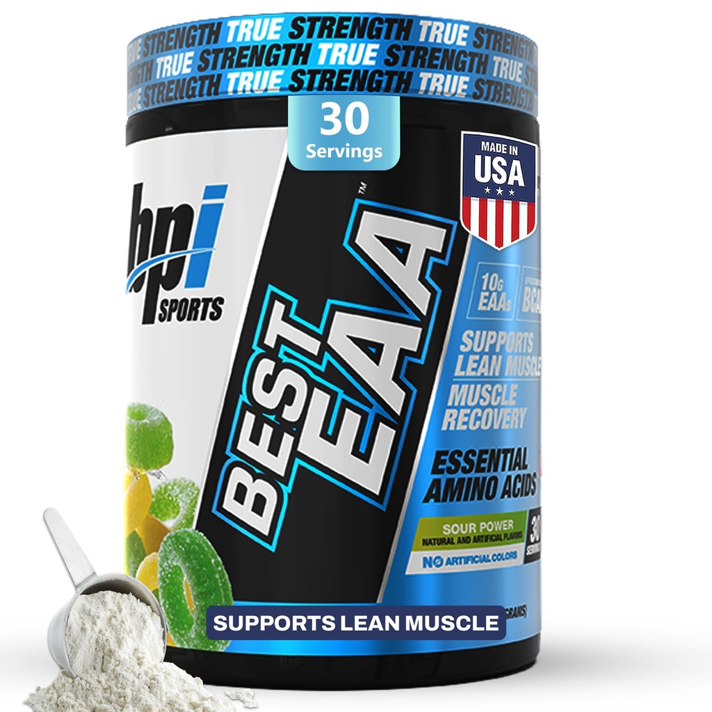 BPI Sports Essential Aminohapot EAA Powder - Pre, Intra & Post Trenk Drink - BCAA Powder for Men & Women, EAA + BCAA + Hydration. Advanced Formula 10 g EAA. (Huipputeho)