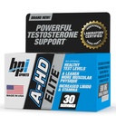 BPI Sports A-HD Elite - Mäns kraftfulla testosteronbooster för uthållighet, styrka, sexuellt stöd - stöder muskel, libido och metabolism - naturligt testosterontillskott - 30 portioner - 500 mg
