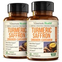 Saffron Lisäravinteet ...89mg Saffron Extract ja 1000mg tumeric Blend ... Turmeerinen lisäravinteet...