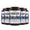 FarmHaven Magnesium Glycinate & Malate Complex w / Vitamin D3, 100% chelated för Max Absorption, Vegan - Benhälsa, nerver, muskler, 600 kapslar, 300 dagar