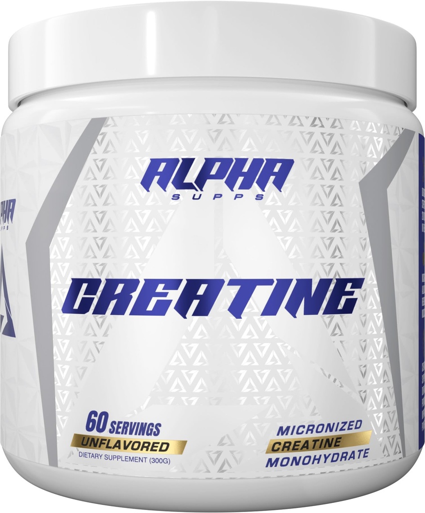 Alpha Supps - Alfa Creatiini Monohydraatti Powder tukee lihasten kasvua . Mikronoitu...