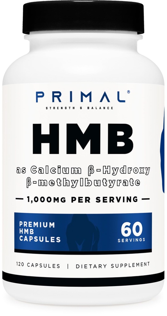 Primal HMB (1000 mg, 120 kapselia)