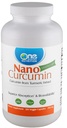 One Planet Nutrition Nano Curcumin 500 mg Kasviskapselit (120 tarjoilua), Nano suuri imeytyminen, tukee immuuniterveyttä, ei-GMO, Vegan, Gluteeniton