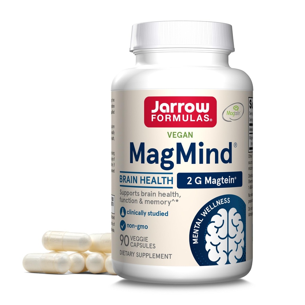Jarow Formula Alpha GPC 300mg Aivojen toiminta Tuki & MagMind Magnesium aivojen terveys kapselit