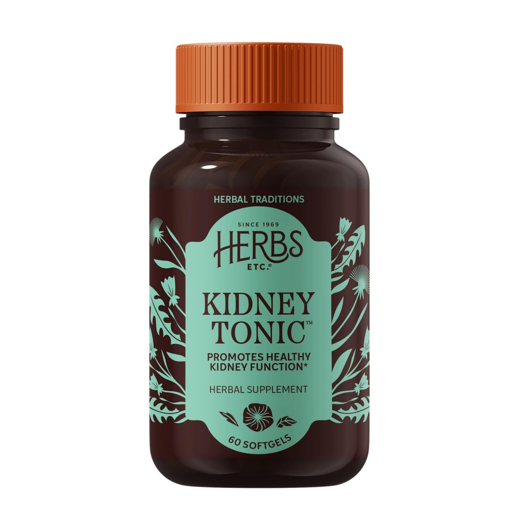 Yrtit, jne. Munuaiset Tonic Softgels - Function Supplement - Natural with Voikukka, Saw Palmetto & Persilja - 60 Softgels (60 Servings)
