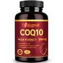 CoQ10 200mg Softgels with PQQ & Omega 3, Maximum Absorption Coenzyme Q10, Powerful Antioxidant for Heart & Energy Health, 120 Count, 4 Month Supply, Non-GMO