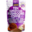 WIXAR Superfood Mushroom Coffee - pikakahvijauhe, kymmenen Superfood-uutteita leijonan mane, Turkey Tail, Reishi, Chaga, Shiitake, Ashwagandha, Rhodiola Rosea, Elderberry, 5oz Sieni täydentää