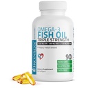 Bronson Omega 3 Fish Oil Triple Vahvuus 2720 mg, korkea EPA 1250 mg DHA 488 mg, ei-GMO Heavy Metal Tested, 90 Softgels