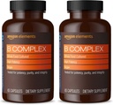 Elements B Complex, High Potency, 83% Koko ruoka Cultured, Tukee Immuuni ja normaali energia aineenvaihdunta, Vegan, 65 kapselia, 2 kuukauden tarjonta (Pakkaus May Vary) (Pakkaus 2)