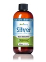 NutriNoche Colloidal Silver Liquid - Premium Silver för immunstöd - Organic Plata Coloidal para Tomar - 99,99% Ultra Pure Nano Particles för Optimal Absorption - 30 ppm 8 oz