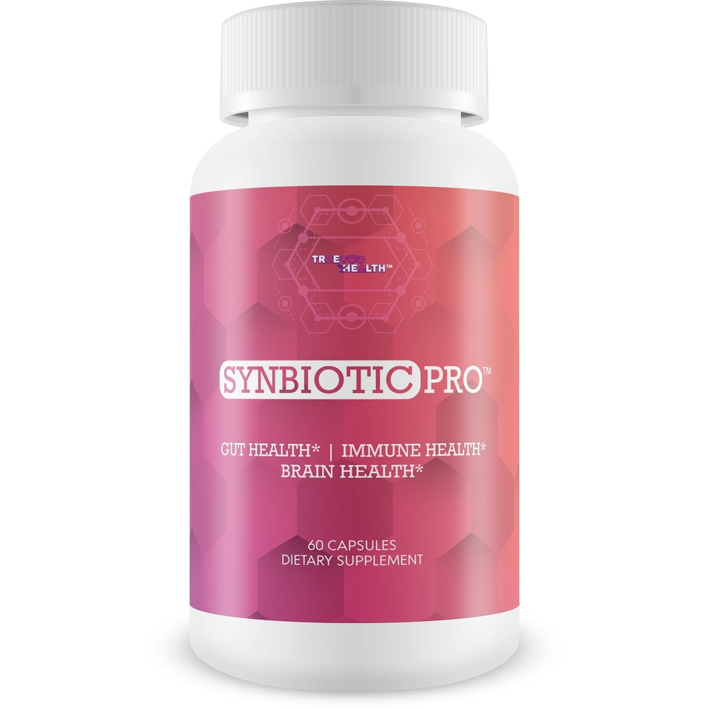 Synbiootti Pro - Paras päivittäin Synbiootit Probiootit & Prebiootit - Gut Health - GI Synbiootit Probiootit - Pro Synbiootti Probiootti Plus Prebiootti & Immuuni Tuki Vitamiinit - Synbiootit naisille ja miehille