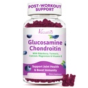 Glukosamiini Chondroitin Gummies - Glukosamiini Gummies MSM, Turmeric & Boswellia, Tukikarja, yhteinen rakenne ja kudos, yhteinen tuki täydentää miesten ja naisten - 60 Cts