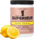 Superieur Electrolytes – Plant Based Electrolyte Supplement w/Sea Minerals for Hydration & Recovery – Keto Friendly, Non-GMO, Zero Sugar, Vegan Healthy Sports Drink Powder – Lola Lemon (70 portioner)