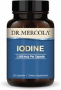 Dr. Mercola Jodi - 1500 mikrog Iodide - Tukee Kilpirauhasen & Metabolinen toiminto - Licaps kapselit - ei-GMO, Gluteeniton & soijaton - 30 kapselia (30 palvelinta)