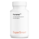 Supersmart - Keranat (Avancerad Formel med Biotin) - Hårtillskott för volym och tillväxt - Hårförlust Vitaminer | Non-GMO & Gluten Free - 60 Softgels