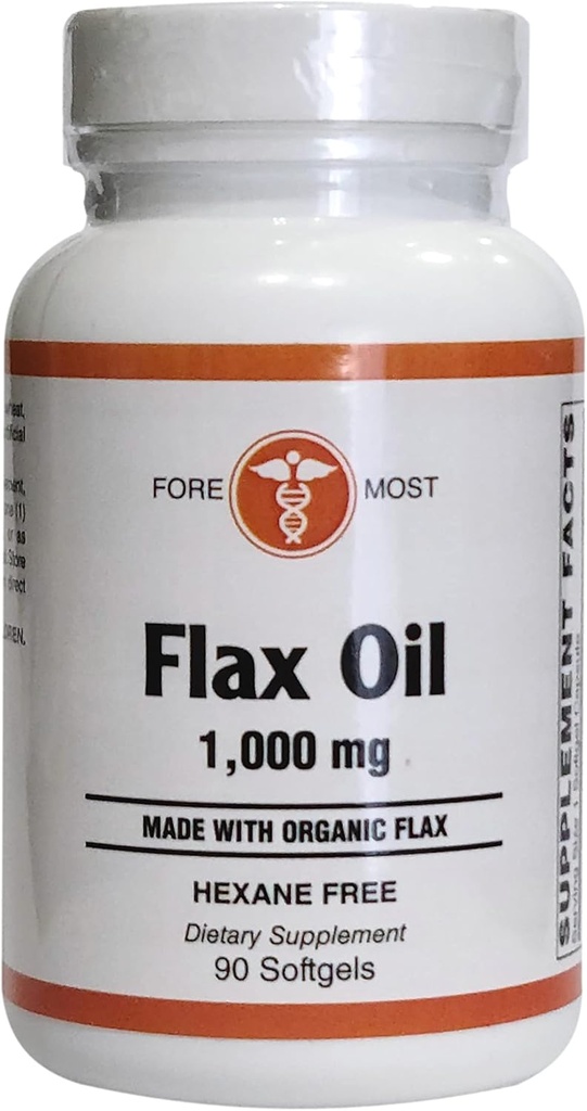 Pellavaöljy, 1000 mg, 90 Softgels