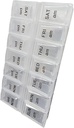 Två gånger om dagen Pill Organizer, Weekly Day och Night Pill Container, Day and Night Medication eller Vitamin för Morning eller Night AM PM Separation (1)