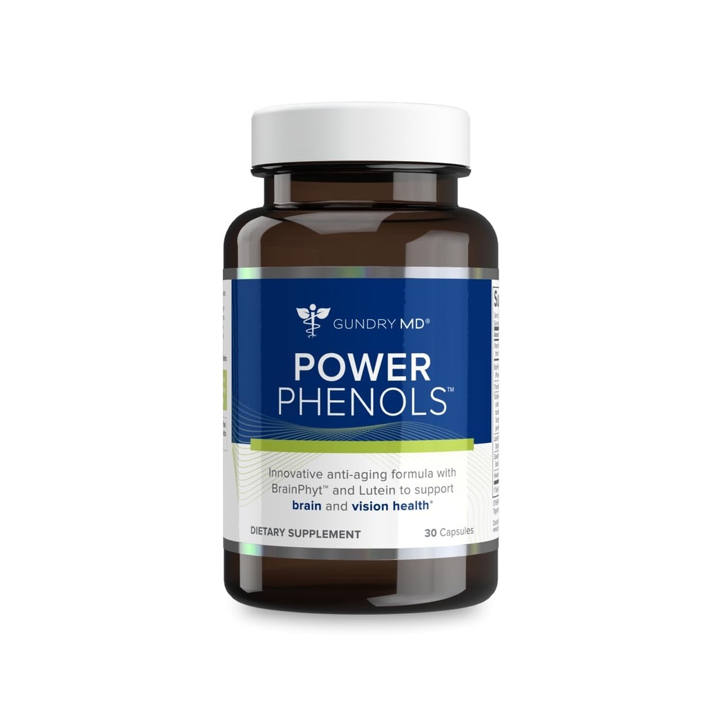 Pesula MD Power Fenolit Brain Health Supplement for Cognition, Focus, Motivation, Tuottavuus, ja energia - (30 Servings)