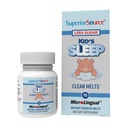 Superior Source Kid's Sleep Clean Sulatukset - Premium Sleep Supplement for Children - Sisältää melatoniinia, L-Theanine & GABA - Vähemmän sokeria - Ei-GMO, Gluteenittomat - 90 MicroLingual Instant-solve Sulat