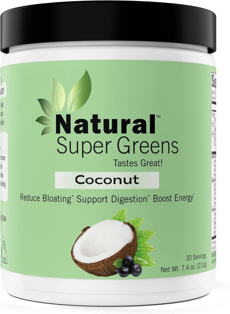 Luonnollinen Super Greens Powder Organic.
