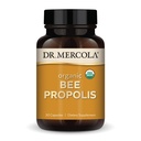 Dr. Mercola Organic Bee Propolis, 30 tarjoilua (30 kapselia), ravintolisä, tukee hengitysteiden terveyttä, ei-GMO, Certified USDA Organic