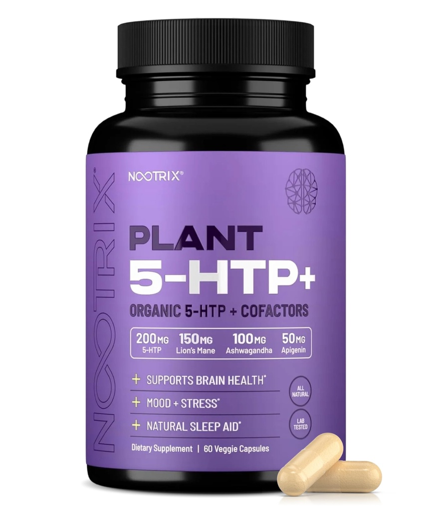 Nootrix Organic Plant 5 HTP+ Täydennysosa 