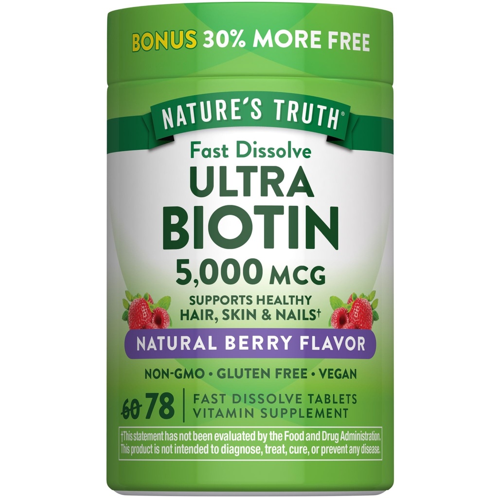 Nature's Truth Biotin 5000 mcg 