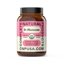 Complete Natural Products Organic D-Mannose Capsules - Puhtaat D-Mannose Pills 100 Count for UTI, virtsarakko, & virtsatie terveys