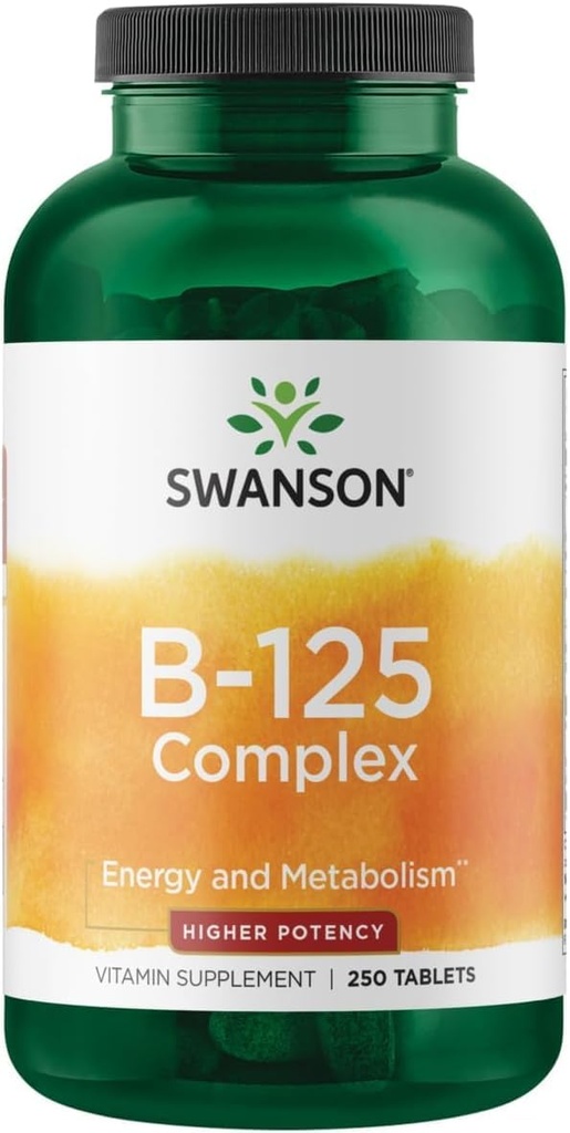 Swanson-vitamiini B-125 Complex 250 Tabs