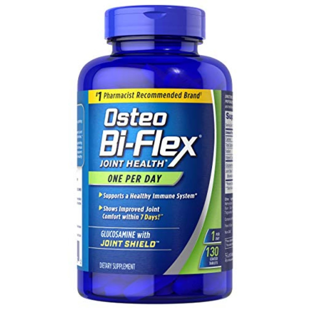 Osteo Bi-Flex-glukosamiini D- vitamiinin kanssa, yksi per päivä Osteo Bi- flex, yhteinen terveys, 130 päällystettyä tablettia, 130