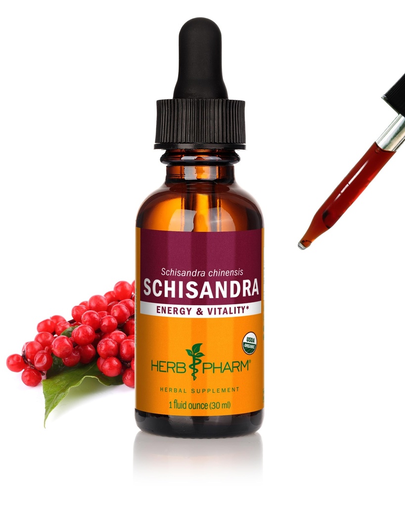 Herb Pharm Certified Organic Schisandra Berry Liquid Extract - 1