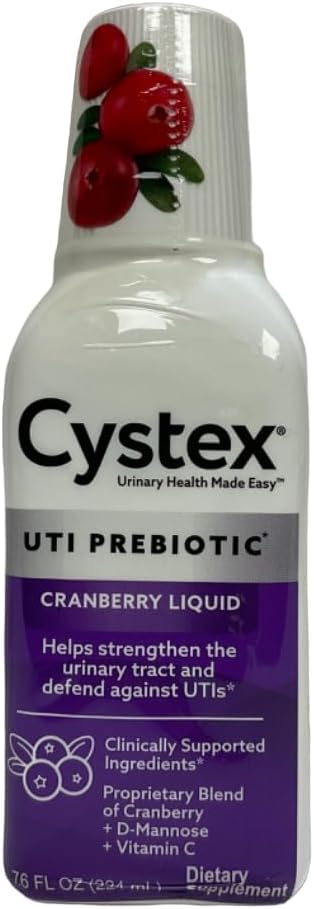 Cystex Liquid Cranberry Complex Supplement - 7,6 oz. (3 pakkaus)