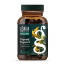 Gaia Herbs Thyroid Support - Tillverkad med Ashwagandha, Kelp, Brown Seaweed & Schisandra för att stödja hälsosam metabolisk balans och övergripande välbefinnande * - 120 Vegan Liquid Phyto-Capsules (40-dagars leverans)